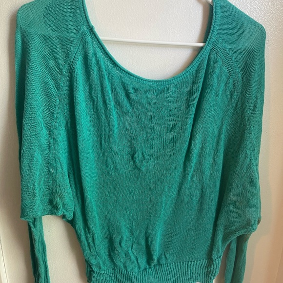 Turquoise light weight sweater, American Eagle Outfitters, Medium - Picture 4 of 4